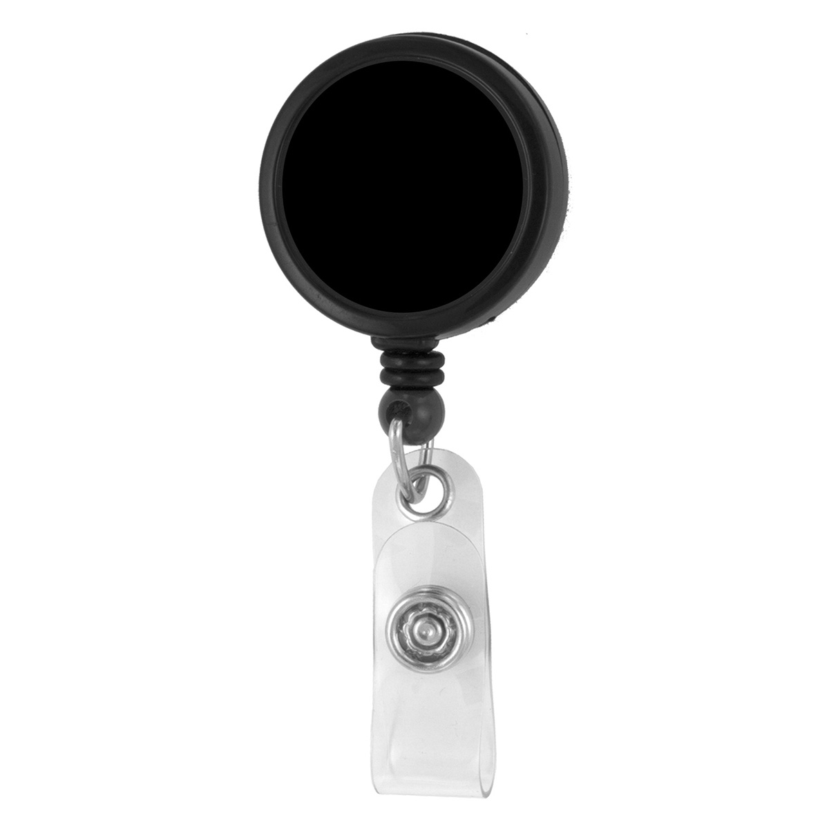 "Worthington VL" Round Retractable Badge Reel & Badge Holder w/Metal Slip Clip (Spot Color) 1