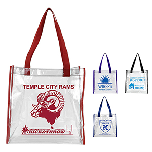 "Matterhorn" Clear Vinyl Stadium Compliant Tote Bag (Overseas) 1