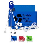 "TechTime" Mobile Tech Charging Kit w/Earbuds & Charging Cable 1 "TechTime" Mobile Tech Charging Kit w/Earbuds & Charging Cable 1
