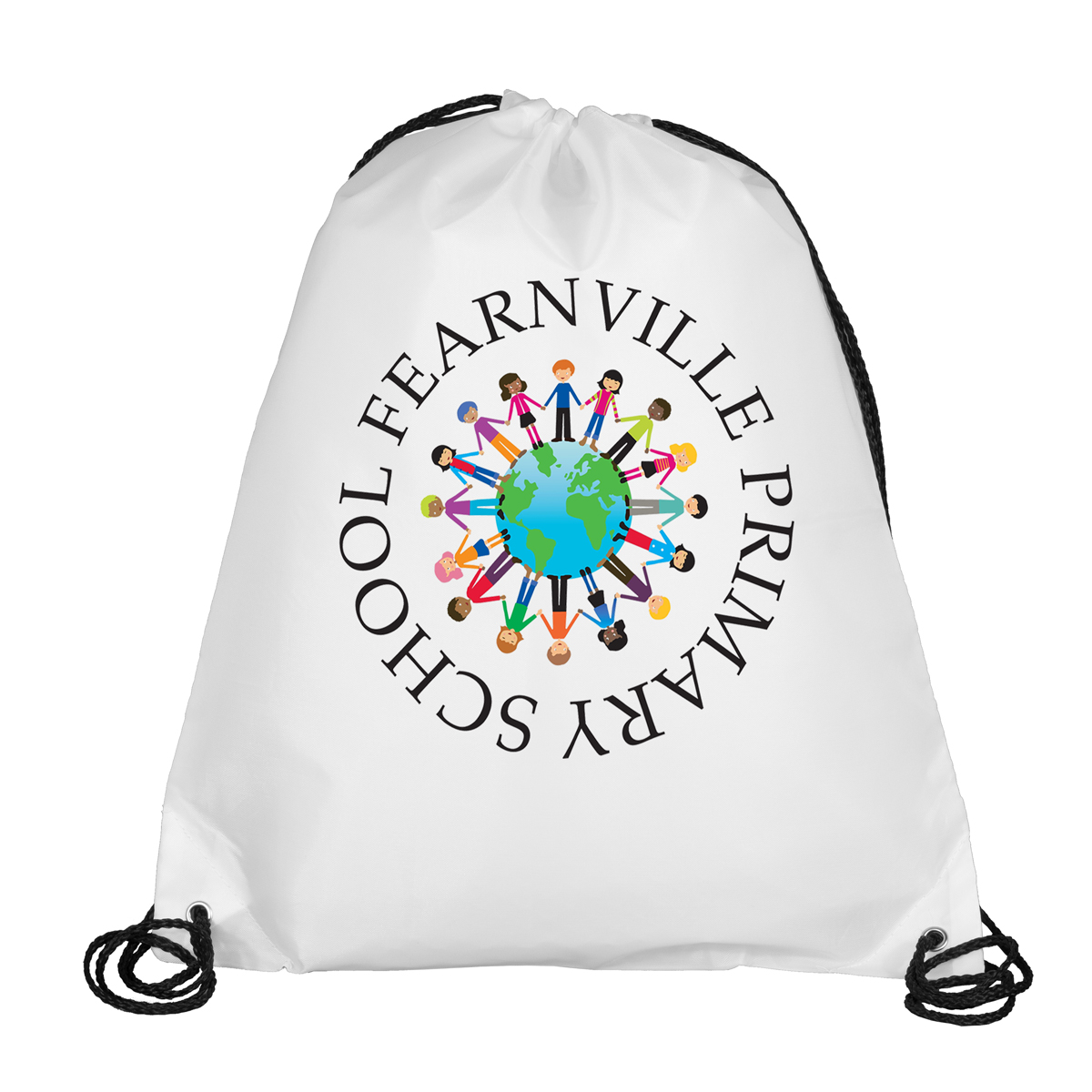 "Ventoux" 210D Polyester Drawstring Cinch Pack Backpack (Overseas) 1