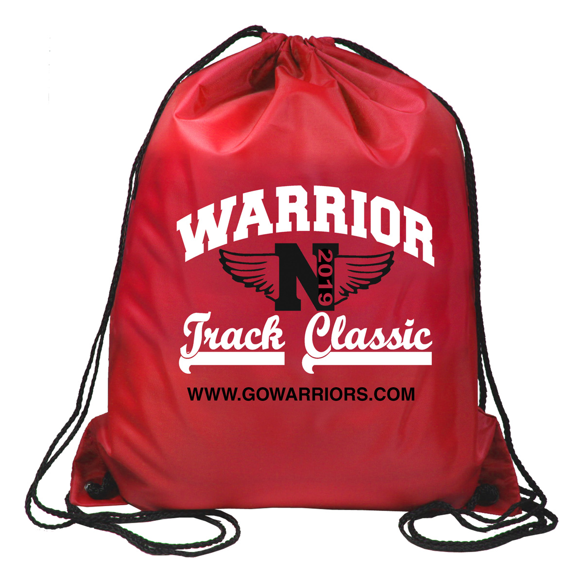 "Ventoux" 210D Polyester Drawstring Cinch Pack Backpack (Overseas) 1