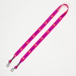 "JULIET" 3/4" Dual Attachment Soft & Smooth Sublimation Lanyard 1 "JULIET" 3/4" Dual Attachment Soft & Smooth Sublimation Lanyard 1