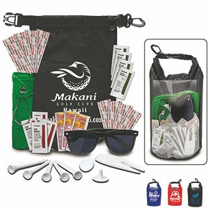 "GOLF BUDDY" 29 Piece Golf Kit in Deluxe Dry Bag 1