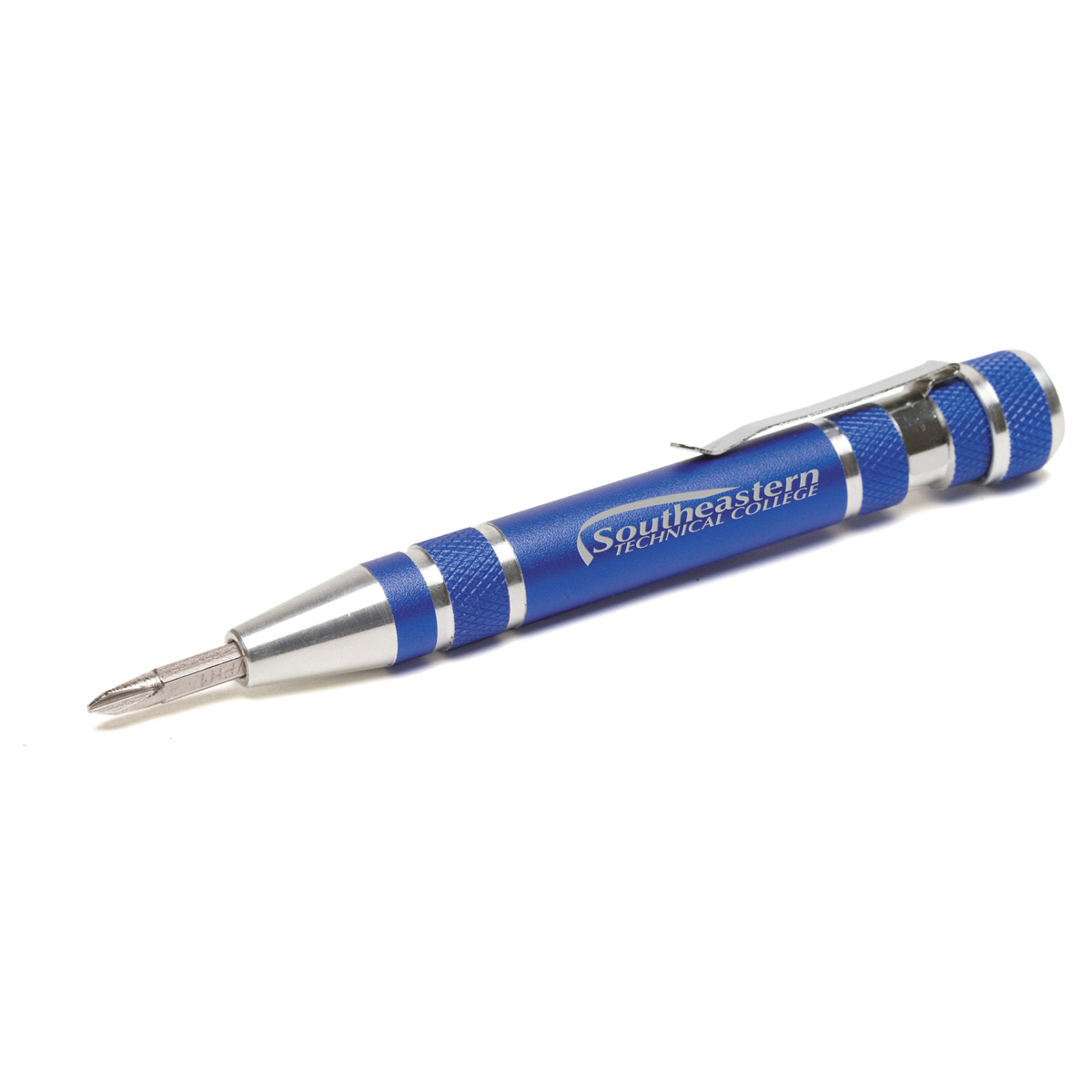 "Great Eight" 8 Bit Metal Screwdriver Tool Kit w/Metal Clip 1