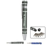 "Great Eight" 8 Bit Metal Screwdriver Tool Kit w/Metal Clip 1 "Great Eight" 8 Bit Metal Screwdriver Tool Kit w/Metal Clip 1