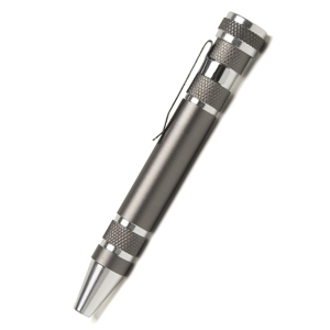 "Great Eight" 8 Bit Metal Screwdriver Tool Kit w/Metal Clip 1