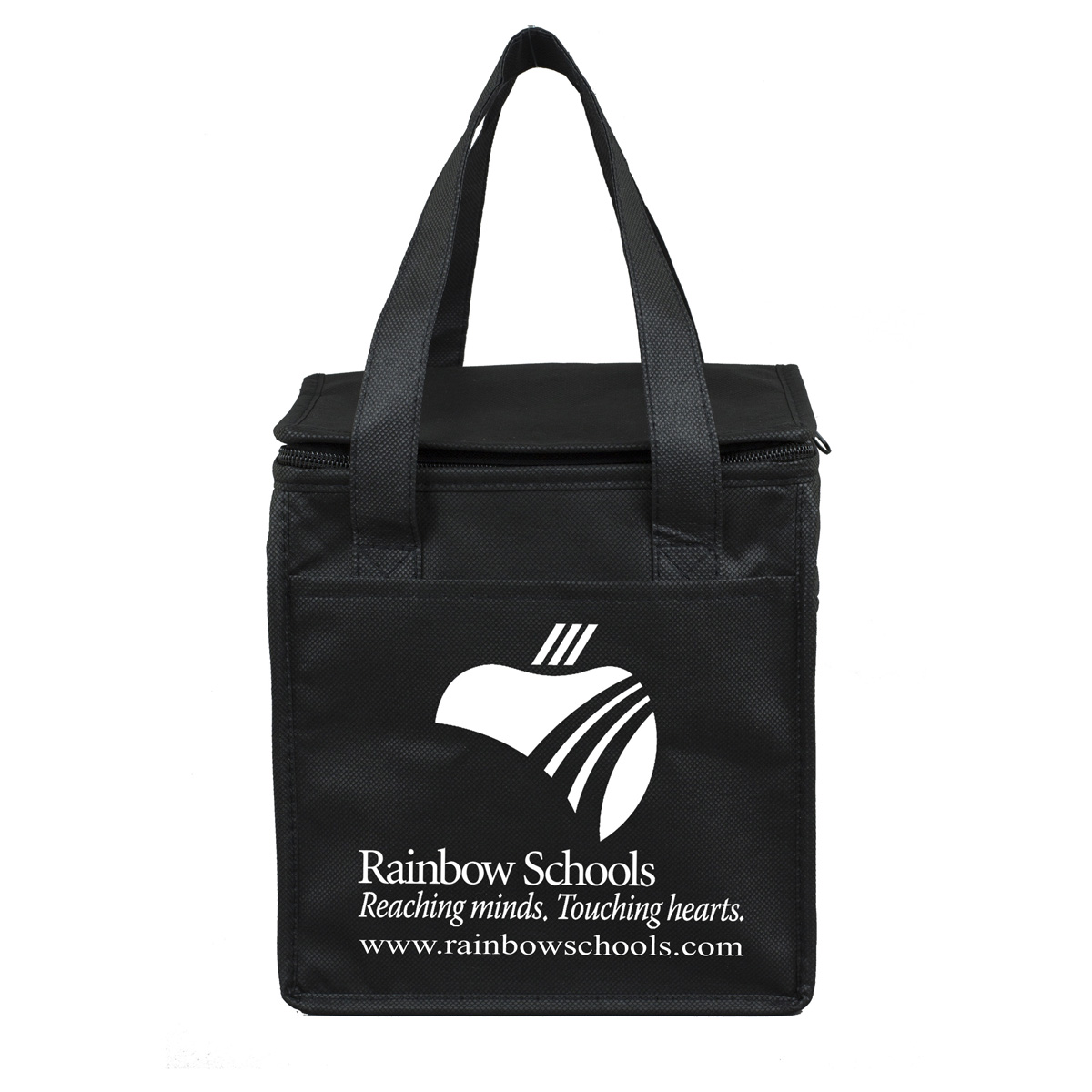 8"W x 8-1/2"H x 6"Gusset - "SUPER FROSTY" Insulated Food Delivery Bag – Lunch Size Tote 1