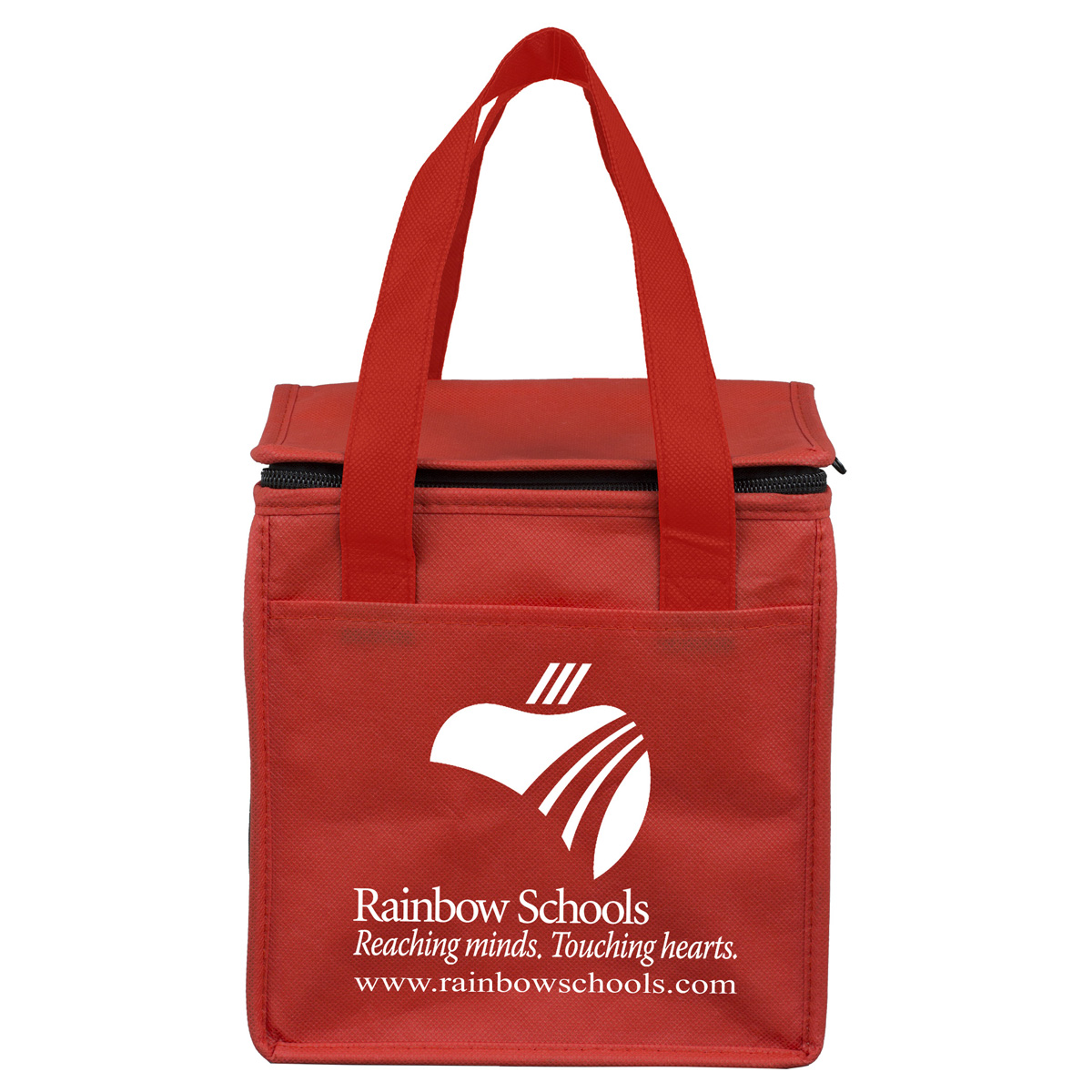 8"W x 8-1/2"H x 6"Gusset - "SUPER FROSTY" Insulated Food Delivery Bag – Lunch Size Tote 1