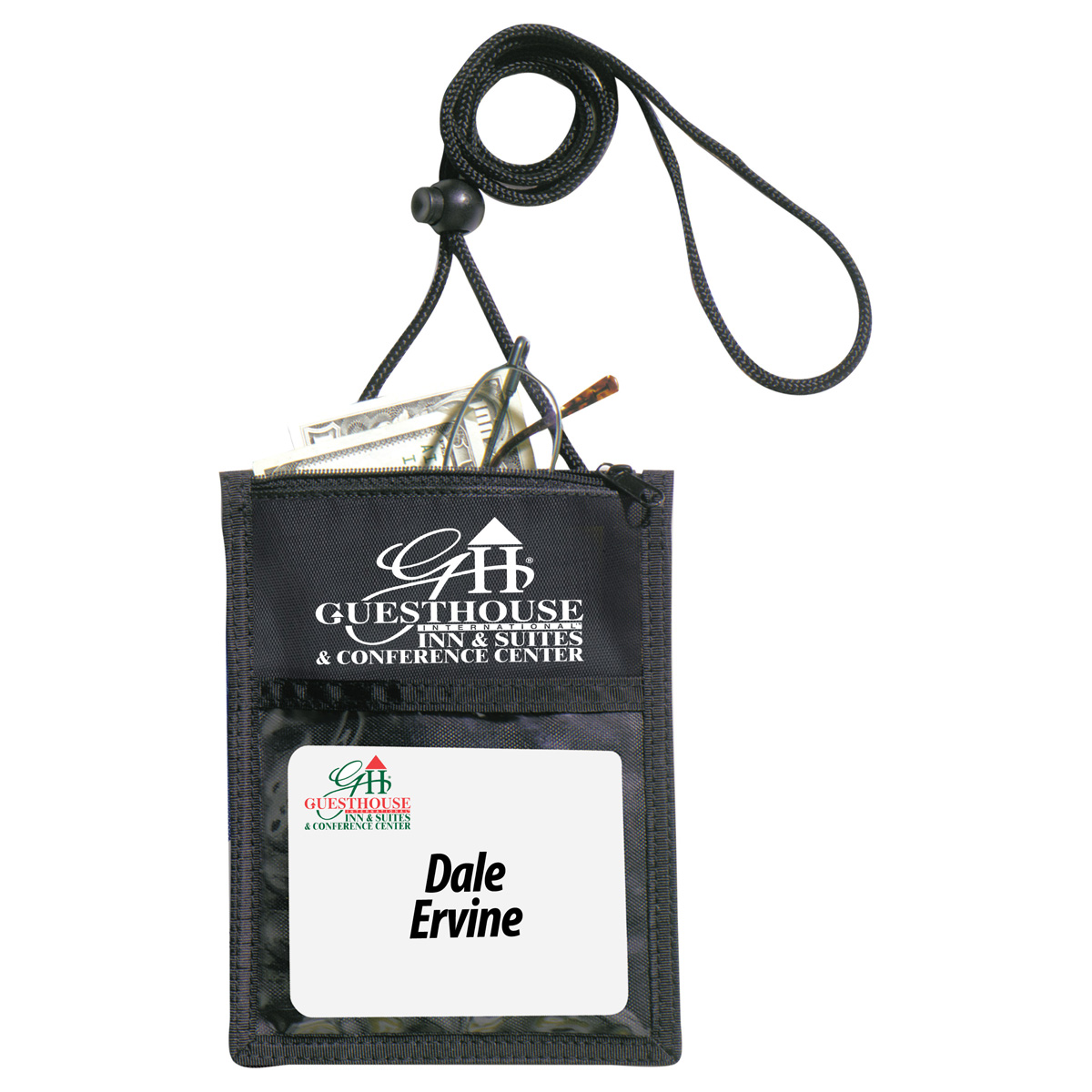 "Closer" 420D Polyester 5 Function Trade Show Badgeholder & Neck Wallet 1