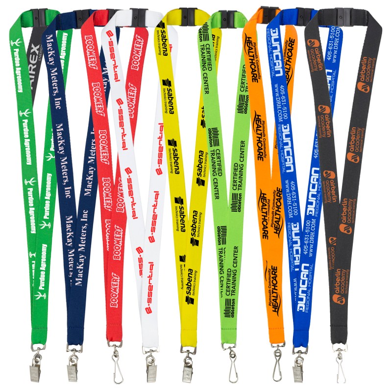 "PALMER" 3/4" Silkscreen Lanyard with FREE Breakaway Safety Release - Swivel or Bulldog 1 "PALMER" 3/4" Silkscreen Lanyard with FREE Breakaway Safety Release - Swivel or Bulldog 1