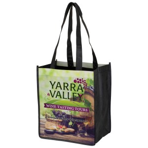 8"W x 10"H x 4"Gusset - "SAWGRASS" Full Color Import Air Ship Grocery Shopping Tote Bags (Overseas) 1 8"W x 10"H x 4"Gusset - "SAWGRASS" Full Color Import Air Ship Grocery Shopping Tote Bags (Overseas) 1