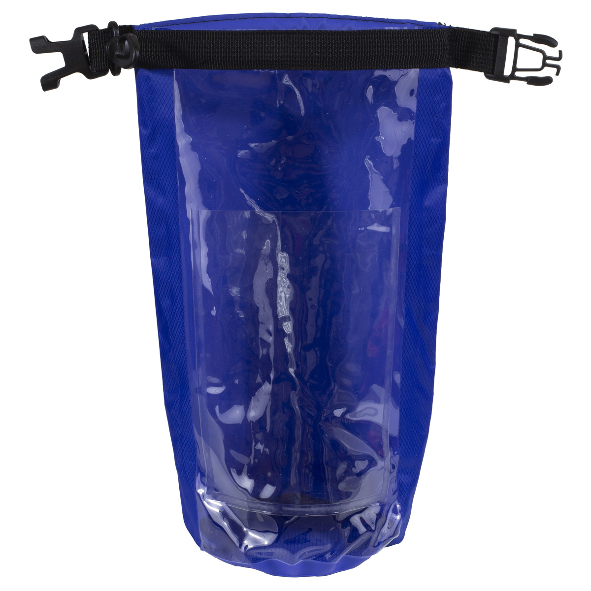 7" W x 11" H "The Navagio" 2.5 Liter Water Resistant Dry Bag With Clear Pocket Window 1