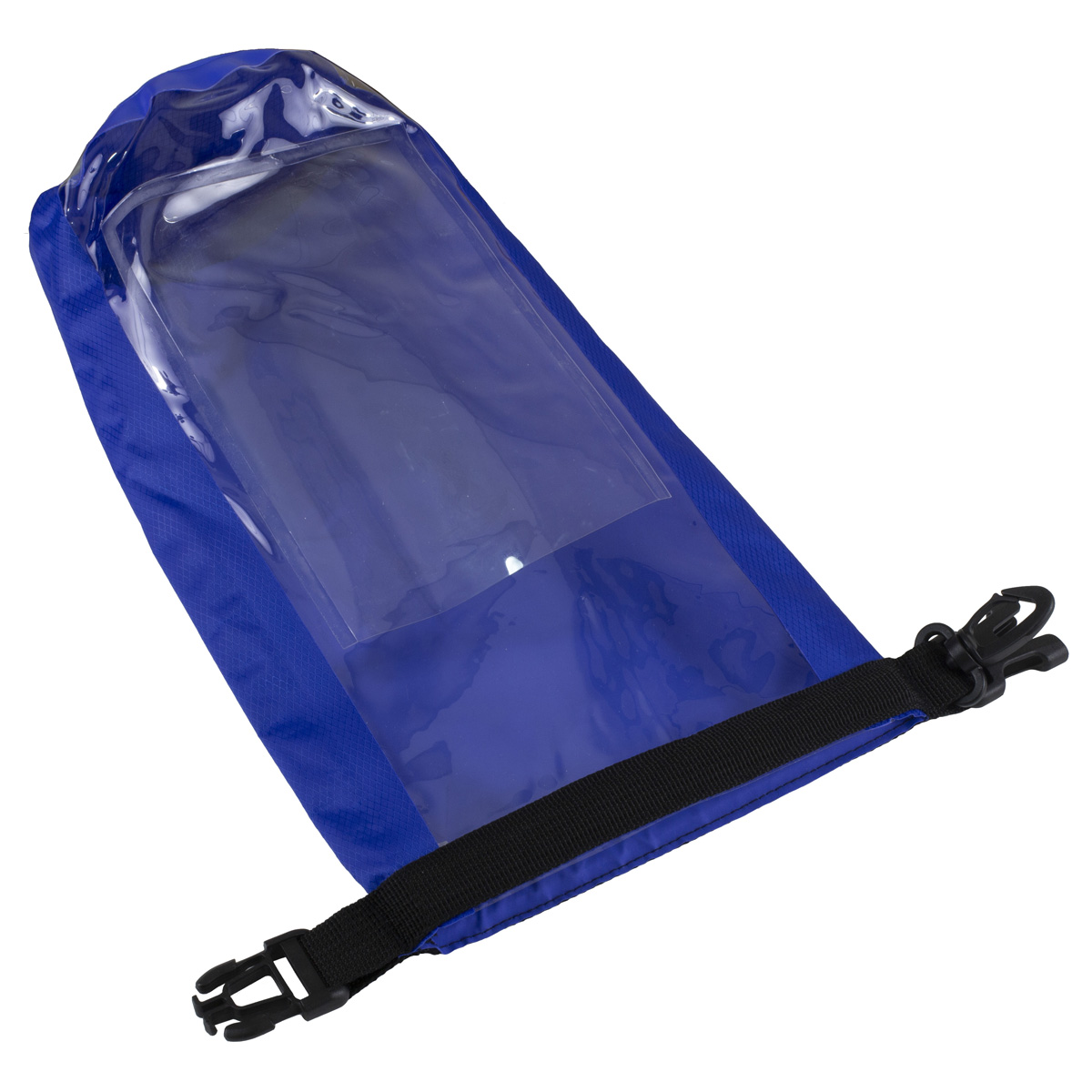 7" W x 11" H "The Navagio" 2.5 Liter Water Resistant Dry Bag With Clear Pocket Window 1