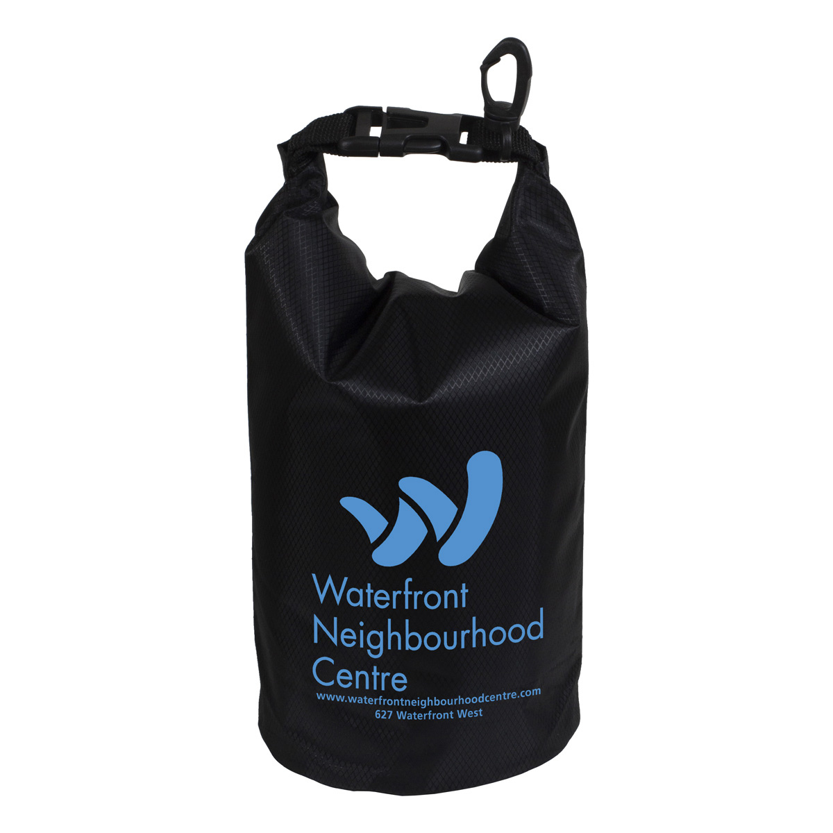 7" W x 11" H "The Navagio" 2.5 Liter Water Resistant Dry Bag With Clear Pocket Window 1