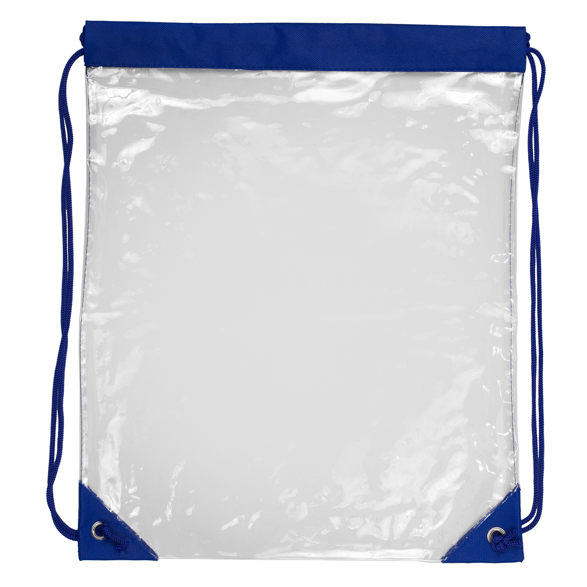 "Everest" Tall Clear Drawstring Cinch Pack Backpack 1