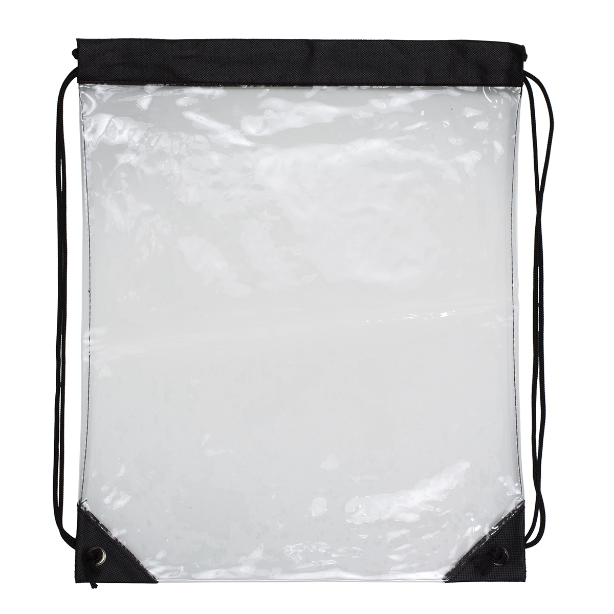 "Everest" Tall Clear Drawstring Cinch Pack Backpack 1