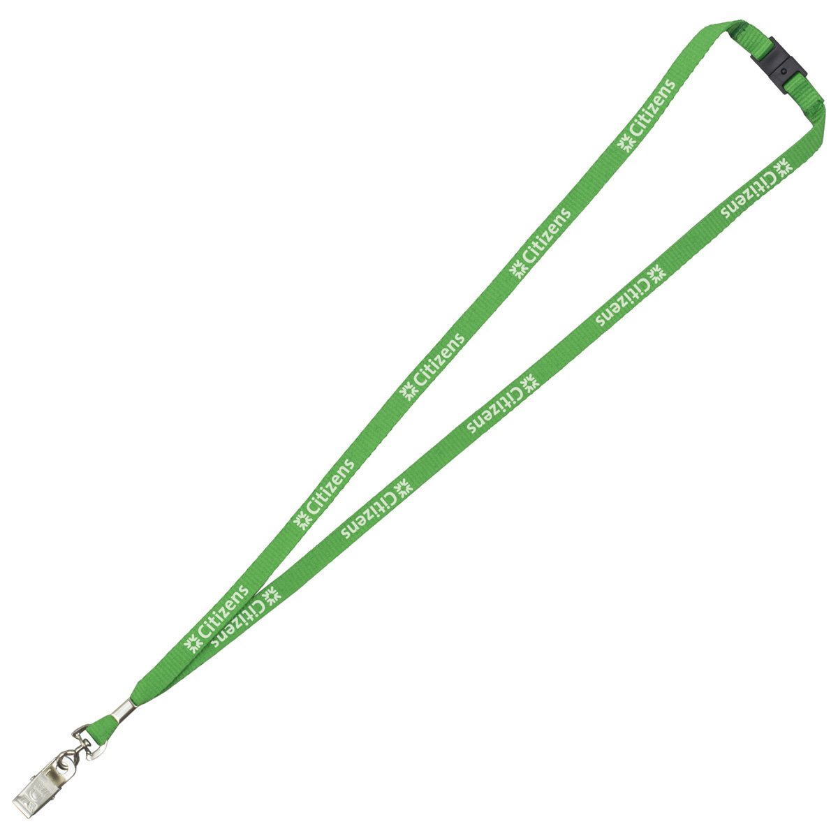 "Auburn" 3/8" Import Air Ship Silkscreen Lanyard (Overseas Production 8-10 Weeks) 1