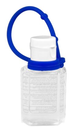 "SanPal Connect" 1.0 oz Compact Hand Sanitizer Antibacterial Gel in Flip-Top Squeeze Bottle 1