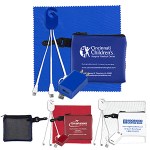 "TechMesh Jumbo" Tech Home & Travel Kit w/Cleaning Cloth & Wall Charger 1 "TechMesh Jumbo" Tech Home & Travel Kit w/Cleaning Cloth & Wall Charger 1