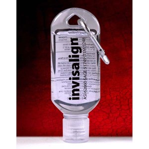 "SanGo L" 1.8 oz Hand Sanitizer Antibacterial Gel in Flip-Top Bottle with Carabiner 1 "SanGo L" 1.8 oz Hand Sanitizer Antibacterial Gel in Flip-Top Bottle with Carabiner 1