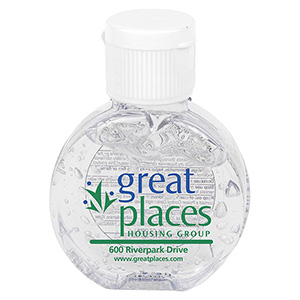 "CirPal" 1 oz Compact Hand Sanitizer Antibacterial Gel in Round Flip-Top Squeeze Bottle 1 "CirPal" 1 oz Compact Hand Sanitizer Antibacterial Gel in Round Flip-Top Squeeze Bottle 1