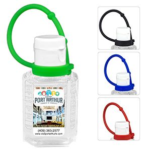 "SanPal Connect" 1.0 oz Compact Hand Sanitizer Antibacterial Gel in Flip-Top Squeeze Bottle 1 "SanPal Connect" 1.0 oz Compact Hand Sanitizer Antibacterial Gel in Flip-Top Squeeze Bottle 1