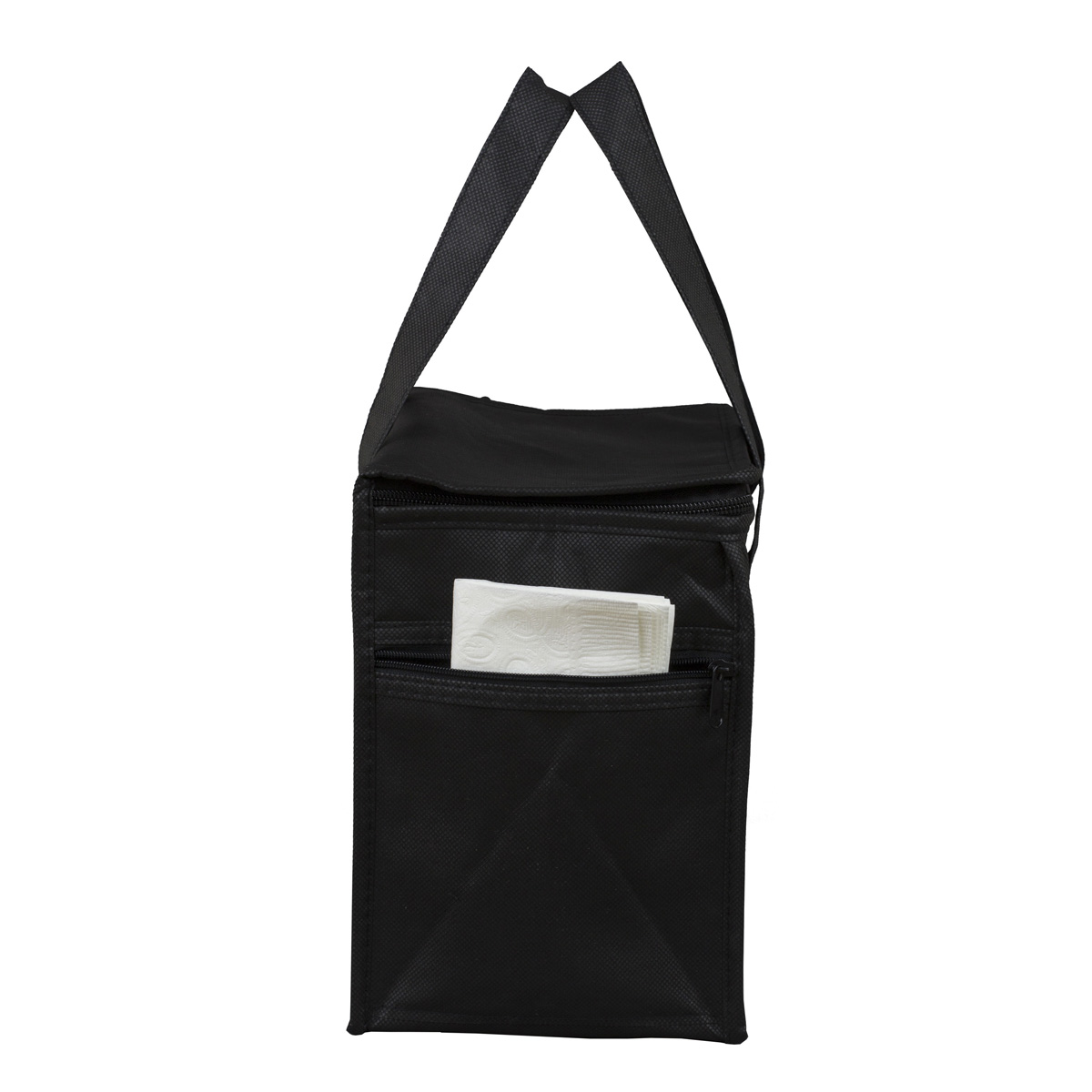 8"W x 8-1/2"H x 6"Gusset - "SUPER FROSTY" Insulated Food Delivery Bag – Lunch Size Tote (Overseas) 1