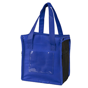 8"W x 8-1/2"H x 6"Gusset - "SUPER FROSTY" Insulated Food Delivery Bag – Lunch Size Tote (Overseas) 1