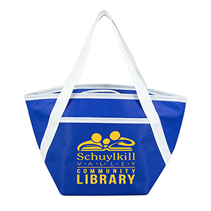 Zipper Cooler Tote, insulated tote bag, 6-pack size, convenient carry, picnic essential, beach trips 1