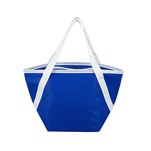 Zipper Cooler Tote, insulated tote bag, 6-pack size, convenient carry, picnic essential, beach trips 1