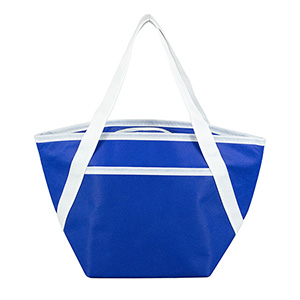 Zipper Cooler Tote, insulated tote bag, 6-pack size, convenient carry, picnic essential, beach trips 1