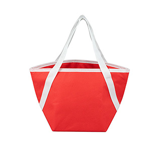Zipper Cooler Tote, insulated tote bag, 6-pack size, convenient carry, picnic essential, beach trips 1
