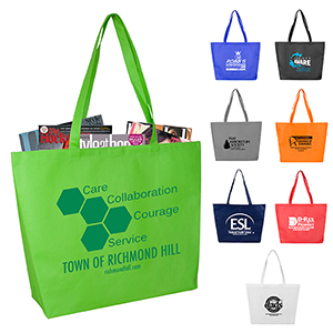 21"W x 15"H x 5" Gusset - "CAROLINA" Large Shopping and Beach Tote Bag With Hook & Loop Fastener 1 21"W x 15"H x 5" Gusset - "CAROLINA" Large Shopping and Beach Tote Bag With Hook & Loop Fastener 1