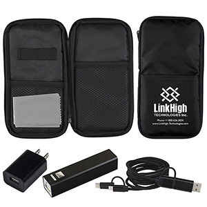 "Los Altos" Cell Phone Charger Travel Kit 1