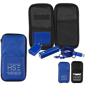 "Los Altos" Cell Phone Charger Travel Kit 1 "Los Altos" Cell Phone Charger Travel Kit 1