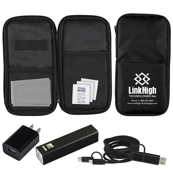"Los Altos" Cell Phone Charger Travel Kit 1