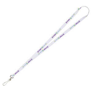"PALMER" 3/8" Super Soft Polyester Multi-Color Sublimation Lanyard (Overseas Production 8-10 Weeks) 1 "PALMER" 3/8" Super Soft Polyester Multi-Color Sublimation Lanyard (Overseas Production 8-10 Weeks) 1