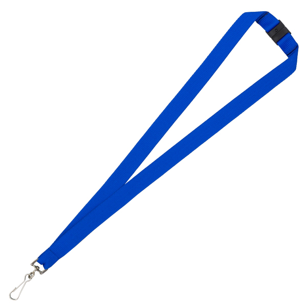 "MCGILL" 3/4" Blank Lanyard with Breakaway Safety Release Attachment - Swivel Clip 1
