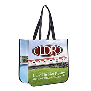 15-3/4" W x 14-1/2" H - "MEGHAN" Non-Woven Full Color Laminated Wrap Carry All Tote Bag 1 15-3/4" W x 14-1/2" H - "MEGHAN" Non-Woven Full Color Laminated Wrap Carry All Tote Bag 1