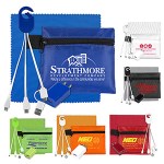 "TechPack Plus" Tech Home & Travel Kit w/Cleaning Cloth, Wall Charger, & Charging Cables 1 "TechPack Plus" Tech Home & Travel Kit w/Cleaning Cloth, Wall Charger, & Charging Cables 1