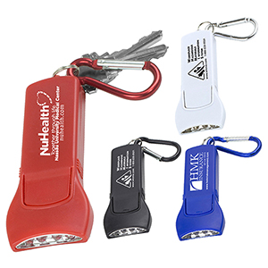"Beamer" 4 LED Keyholder Keylight w/Carabiner Clip 1 "Beamer" 4 LED Keyholder Keylight w/Carabiner Clip 1