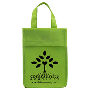 6-1/2"W x 9"H x 3 ½"Gusset - "BAG-IT" Value Priced Lightweight Lunch Tote Bag 1