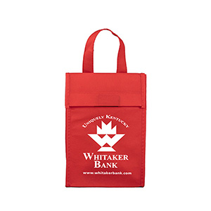 6-1/2"W x 9"H x 3 ½"Gusset - "BAG-IT" Value Priced Lightweight Lunch Tote Bag 1