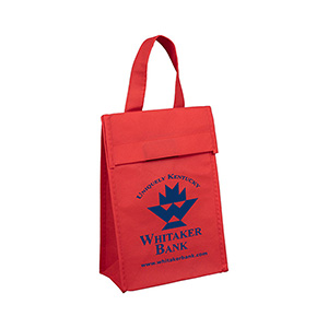 6-1/2"W x 9"H x 3 ½"Gusset - "BAG-IT" Value Priced Lightweight Lunch Tote Bag 1