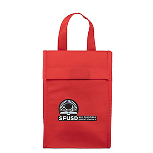 6-1/2"W x 9"H x 3 ½"Gusset - "BAG-IT" Value Priced Lightweight Lunch Tote Bag 1