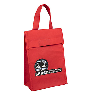 6-1/2"W x 9"H x 3 ½"Gusset - "BAG-IT" Value Priced Lightweight Lunch Tote Bag 1