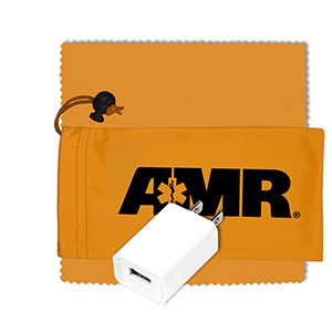 "Montana" Mobile Tech Wall Charger Kit in Microfiber Cinch Pouch 1