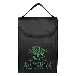 7"W x 10"H x 5"Gusset - "ARCTIC CHILL" Tall Insulated Cooler Lunch Tote with Hook & Loop Closure 1
