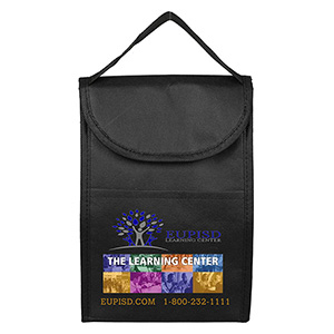 7"W x 10"H x 5"Gusset - "ARCTIC CHILL" Tall Insulated Cooler Lunch Tote with Hook & Loop Closure 1