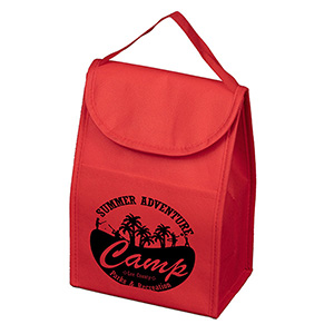 7"W x 10"H x 5"Gusset - "ARCTIC CHILL" Tall Insulated Cooler Lunch Tote with Hook & Loop Closure 1
